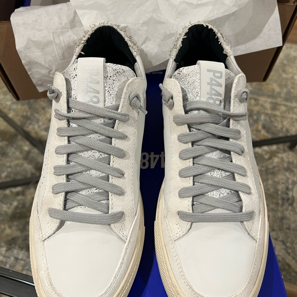 P448 Soho White/Trap sneaker - Picture 3 of 7